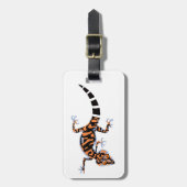 Cool gezeichnet - GECKO-Lizard - Wildtiere Gepäckanhänger (Vorderseite vertikal)