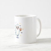 Cool Ghost Halloween Vibes Kaffeetasse (VorderseiteRechts)