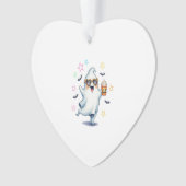 Cool Ghost Halloween Vibes Ornament (Vorderseite)