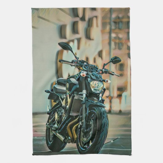 Cool gifts for motorcyclists geschirrtuch (Vertikal)
