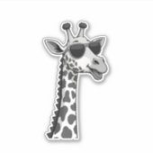 Cool Giraffe Art For Men Women Kids Animal Lover A Aufkleber (Vorderseite)