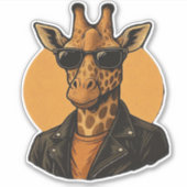 cool giraffe Classic T-Shirt Aufkleber (Vorderseite)