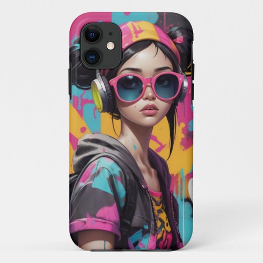 cool girl Case-Mate iPhone hülle (Rückseite)