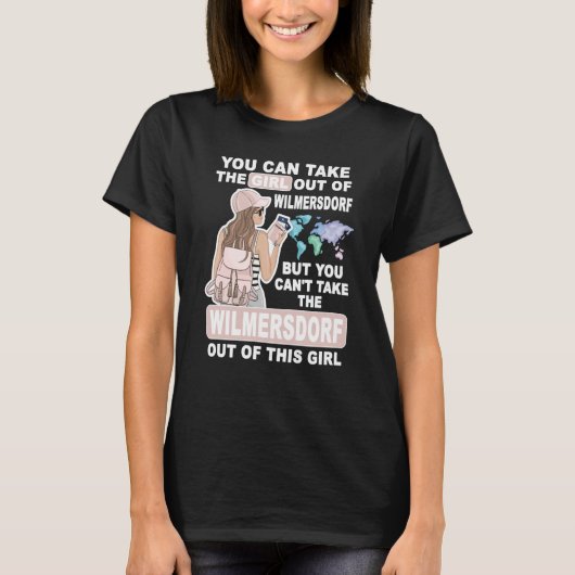 Cool Girl from Berlin Wilmersdorf Proud Wilmersdor T-Shirt (Vorderseite)