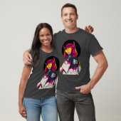 Cool Girl Vaporwave Modern Style  T-Shirt (Unisex)