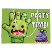 Cool Girl Zombie Reversible Gift Bag Große Geschenktüte (Rückseite)