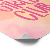 Cool Girls Club Poster (Ecke)