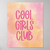 Cool Girls Club Poster (Vorne)