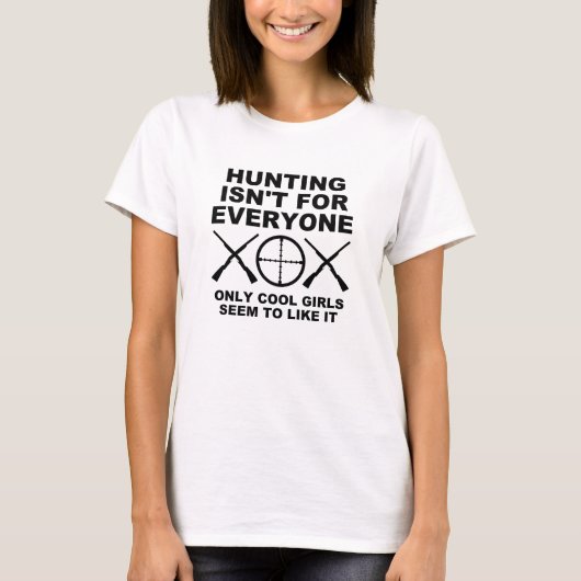 Cool Girls like Hunting Funny Hunting Tshirt (Vorderseite)