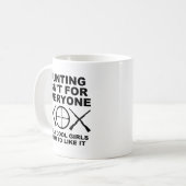 Cool Girls wie Jagen Funny Junting Mug Kaffeetasse (Vorderseite Links)
