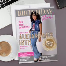 Cool Glam 16th Birthday Magazine Cover News Photo