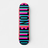Cool Glitch Coral Ollie Nollie Skateboard Deck (Vorne)