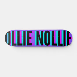 Cool Glitch Lila Ollie Nollie Skateboard Deck