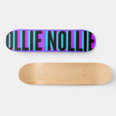 Cool Glitch Lila Ollie Nollie Skateboard Deck (Horizontal)