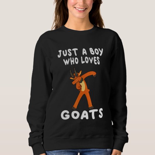 Cool Goat For Boys Kids Goat Farmer Farming 8 Sweatshirt (Vorderseite)