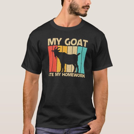 Cool Goat For Kids Boys Goat Farmer Farming T-Shirt (Vorderseite)