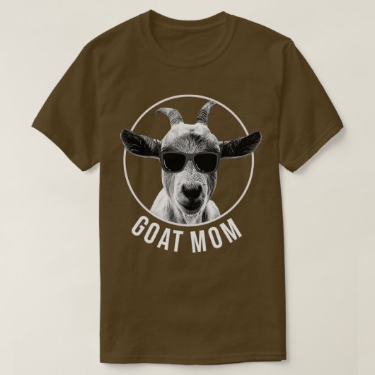Cool Goat Pun for a Goat Mom T-Shirt (Design vorne)