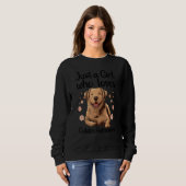 Cool Golden Retriever For Women Girls Puppy Dog O Sweatshirt (Vorne ganz)