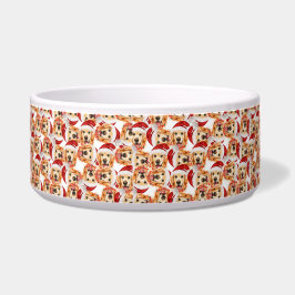 Cool Golden Retriever Name Weihnachtsmuster Napf