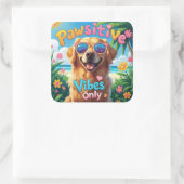 Cool Golden Retriever Sticker (Tasche)