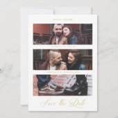 Cool Golden Romantic Wedding 3 Multi Photos (Vorderseite)