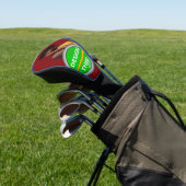 COOL! Golf Driver Head Cover - Blue Trial - Custom Headcover (In SItu)