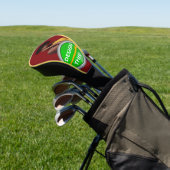 COOL! Golf Driver Head Cover - Gelbe Trimmung - Cu Headcover (In SItu)