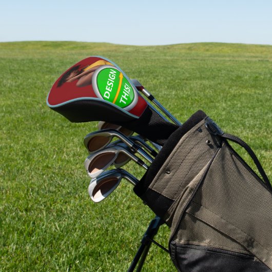 COOL! Golf Driver Head Cover - Light Blue Trial Headcover (In SItu)