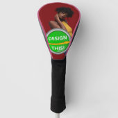 COOL! Golf Driver Head Cover - Pink Trial - Custom Golf Headcover (Vorderseite)