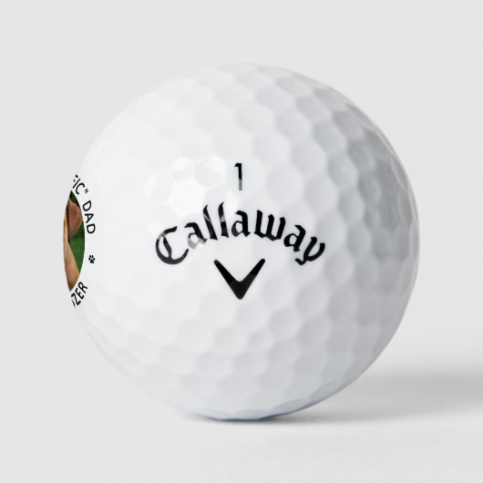 Cool Golfer Personalisiert Modernes Foto für Heimt Golfball (Logo)