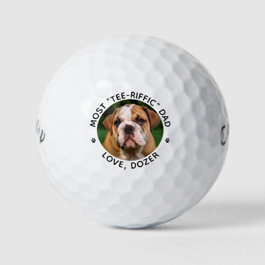 Cool Golfer Personalisiert Modernes Foto für Heimt Golfball (Vorderseite)