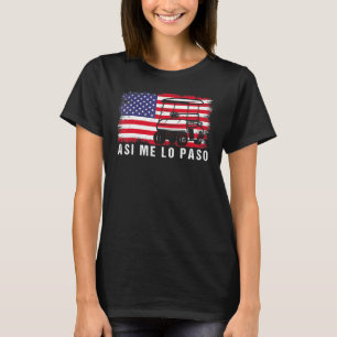 Cool Golfer So rollen wir die amerikanische Flagge T-Shirt
