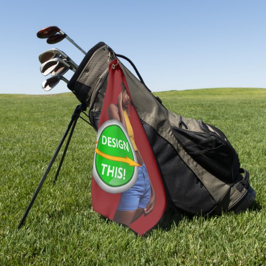 COOL! Golfhandtuch nach Maß (Gras)