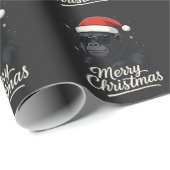 Cool Gorilla Christmas Funny Xmas Gorilla Lovers Geschenkpapier (Rolleneckpunkt)