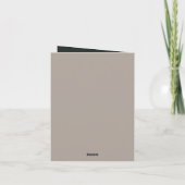 Cool Gothic-Add-Nachricht Valentine Feiertagskarte (Rückseite)