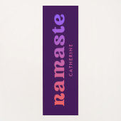Cool Gradient Namaste Custom  Yogamatte (Vorderseite)
