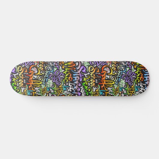 Cool Graffiti Word Art Design Skateboard (Horizontal)