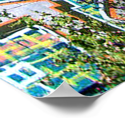 Cool Graffiti Zuhause Bürodekor Akryllisch Poster (Ecke)