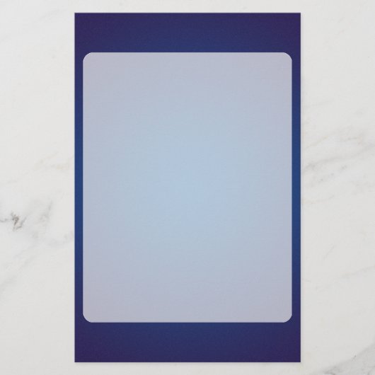 Cool Grainy Deep Blue Vignette Briefpapier (Vorderseite)