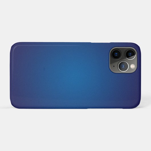 Cool Grainy Deep Blue Vignette Case-Mate iPhone Hülle (Rückseite (Horizontal))