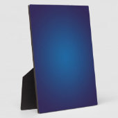 Cool Grainy Deep Blue Vignette Fotoplatte (Seite)