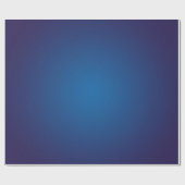 Cool Grainy Deep Blue Vignette Geschenkpapier (Flach)