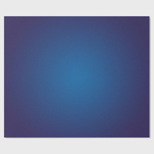 Cool Grainy Deep Blue Vignette Geschenkpapier (Flach)