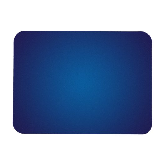 Cool Grainy Deep Blue Vignette Magnet (Horizontal)