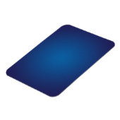 Cool Grainy Deep Blue Vignette Magnet (Linke Seite)