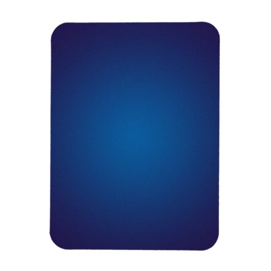 Cool Grainy Deep Blue Vignette Magnet (Vertikal)