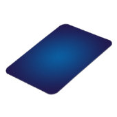 Cool Grainy Deep Blue Vignette Magnet (Linke Seite)