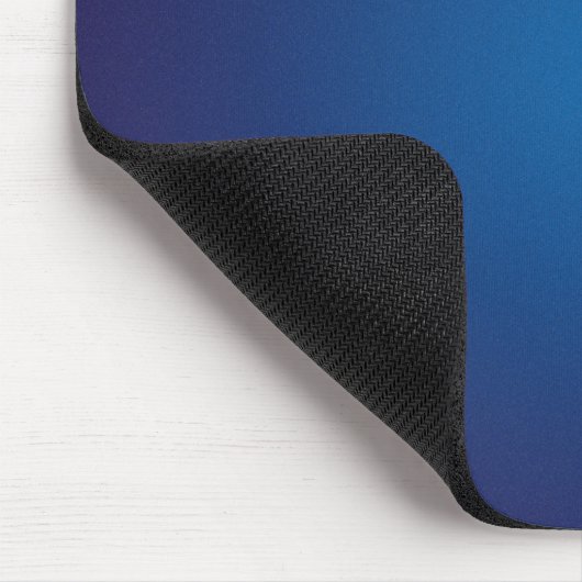 Cool Grainy Deep Blue Vignette Mousepad (Ecke)