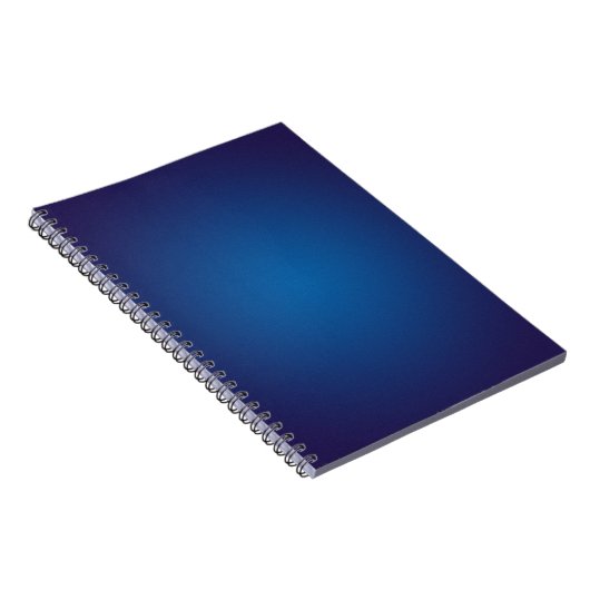 Cool Grainy Deep Blue Vignette Notizblock (Rechte Seite)