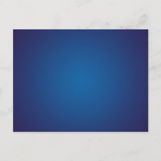 Cool Grainy Deep Blue Vignette Postkarte (Vorderseite)